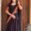Thumbnail: Half saree -  Dark brown 