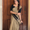 Thumbnail: Maheshwari cotton saree  - Warm ivory & Black 