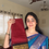 Thumbnail: Kanchi cotton saree - Maroon & black 