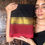 Thumbnail: Kanchi cotton saree  plain - black  