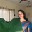 Thumbnail: Kanchi cotton saree - Green double border 
