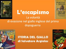 "La volontà di evasione nel giallo inglese del primo dopoguerra" di Salvatore Argiolas -