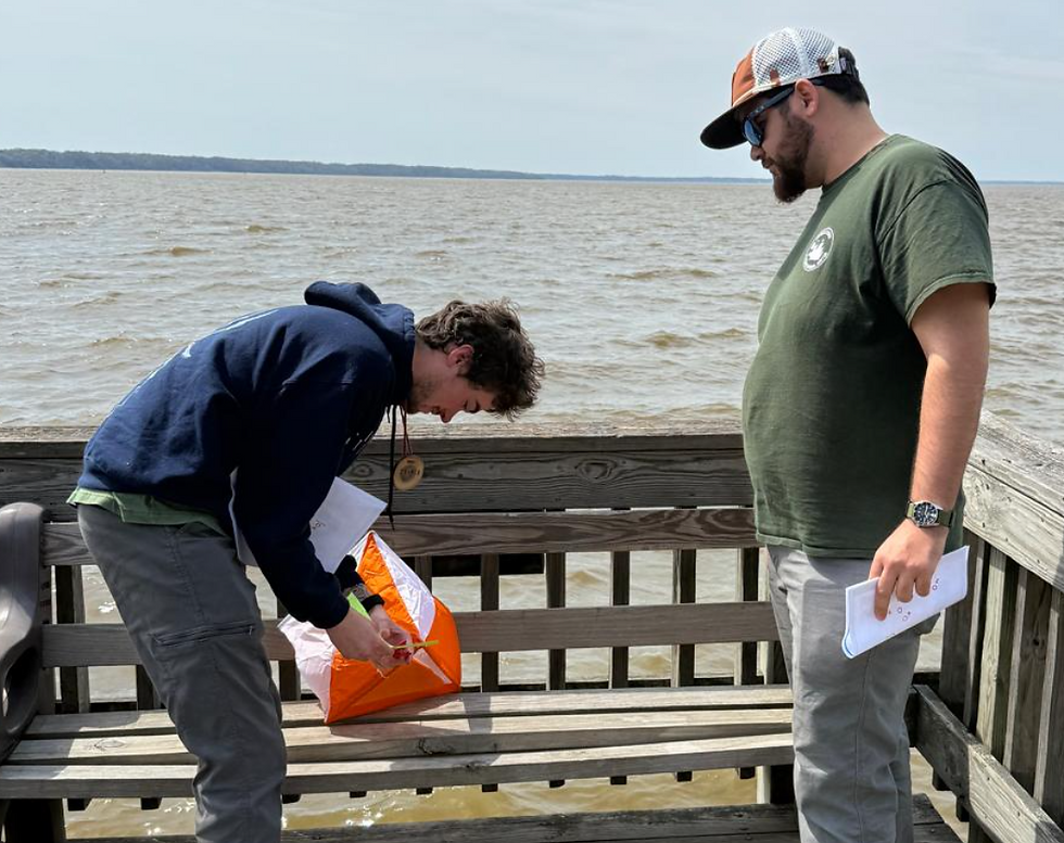 Experiential Educators experiencing orienteering at our workshop in Virginia