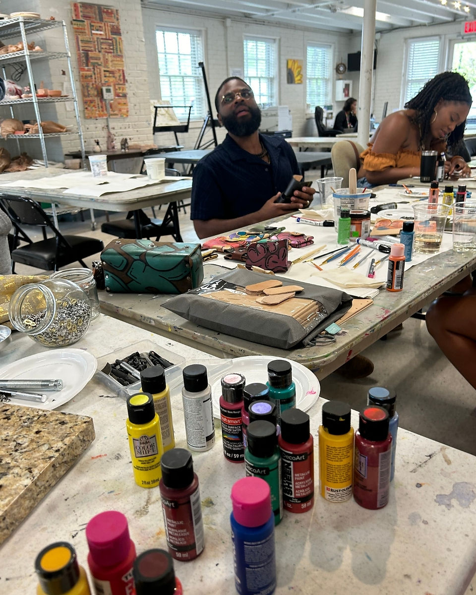 Crafts For The People leather crafting class
