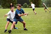 Ultimate frisbee game