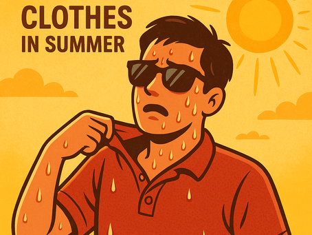 Avoid Synthetic clothes in summer