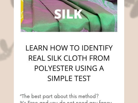 Know Your Fabrics- Silk