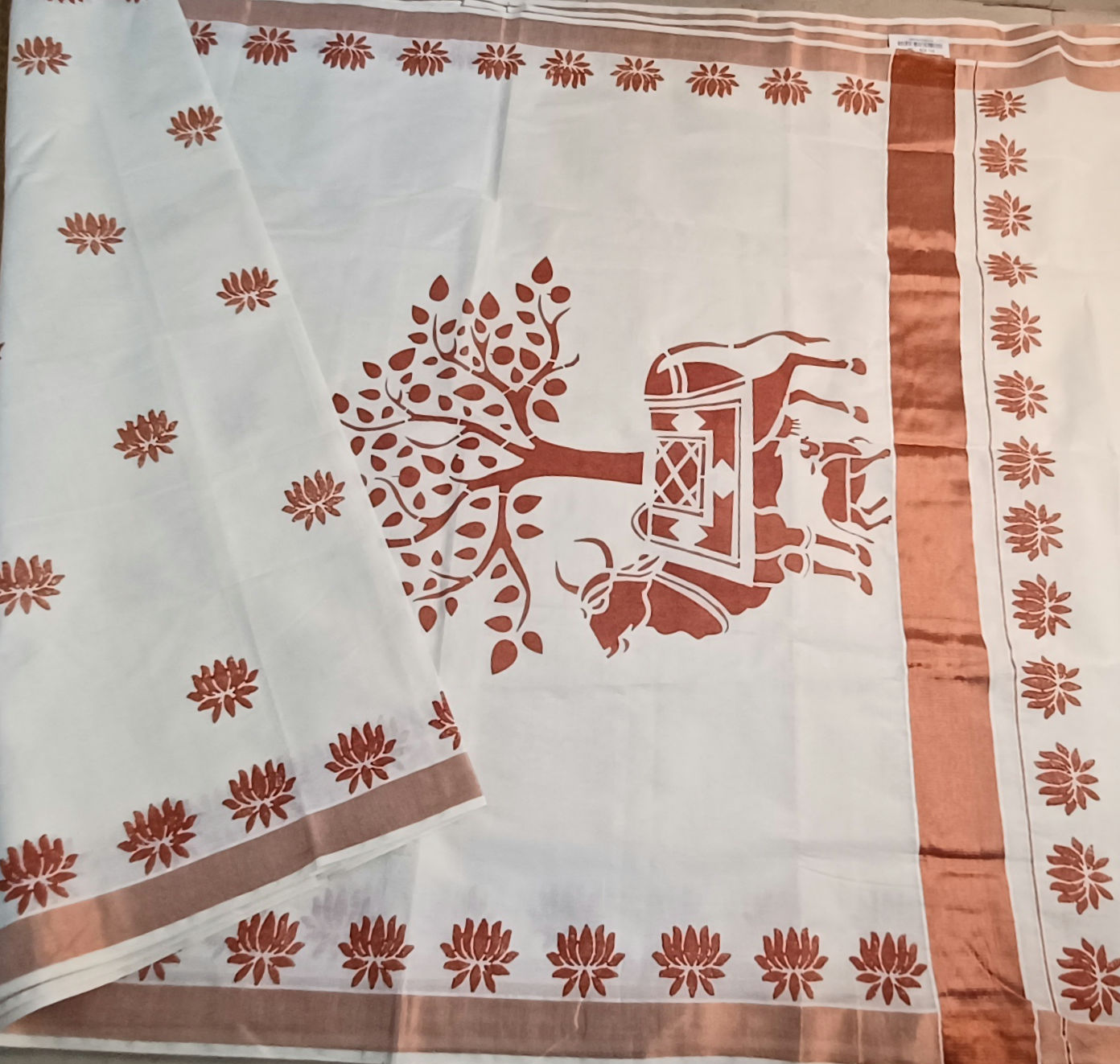 Kamadhenu: Kerala cotton saree