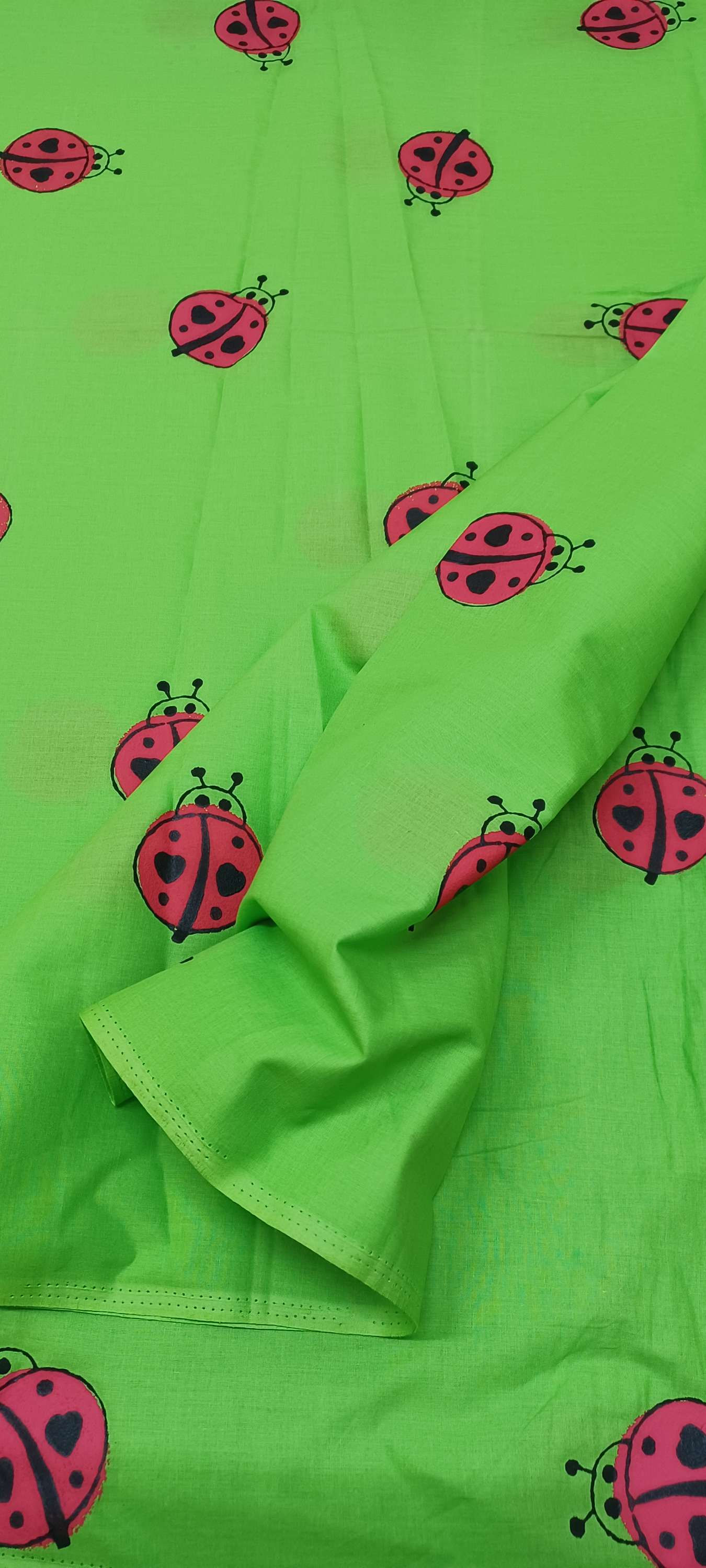 Cotton fabric with kids print