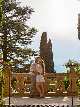 SERVIZIO FOTOGRAFICO PROMESSA DI MATRIMONIO SUL LAGO DI COMO, VILLA BALBIANELLO