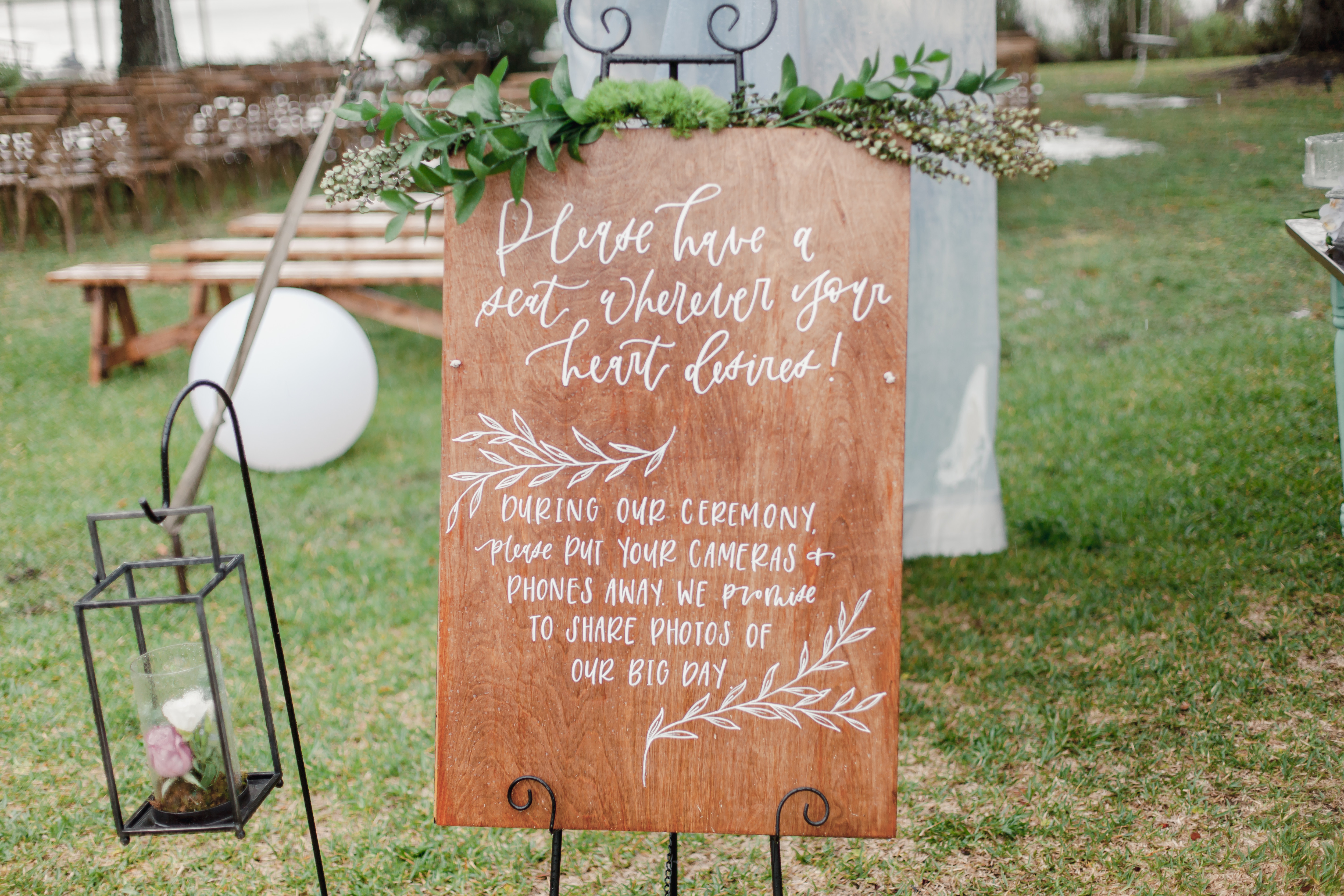Wedding Ceremony Sign
