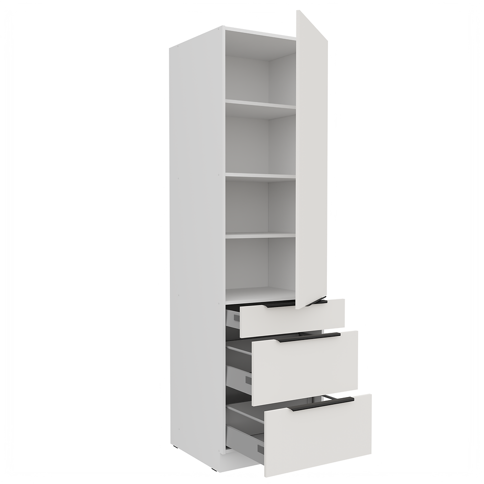 Miniatura: Zestaw Biały / dąb cremona 320 cm