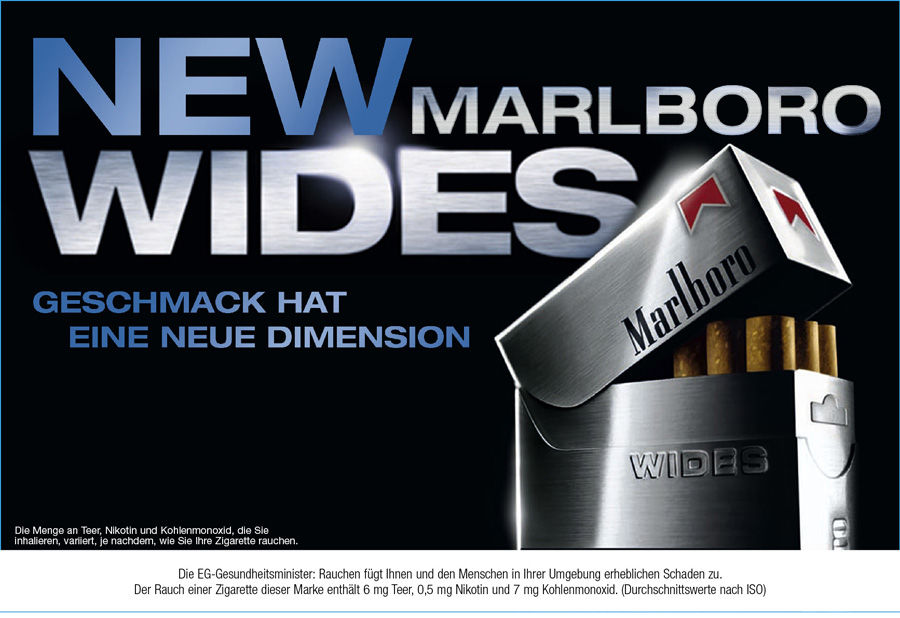 Marlboro Wides launch campaign