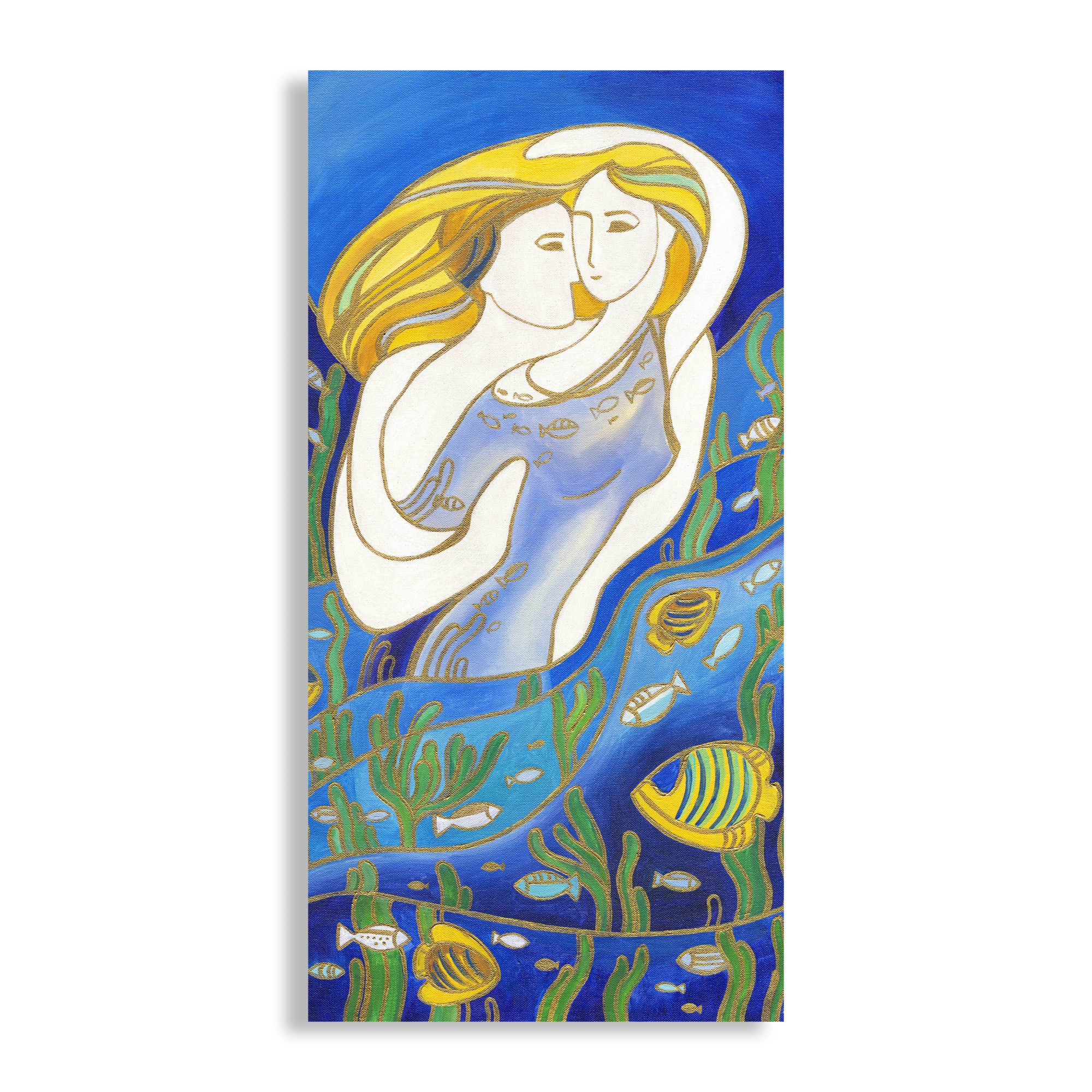 Night Water | Acrylic | Abstract symbolism art