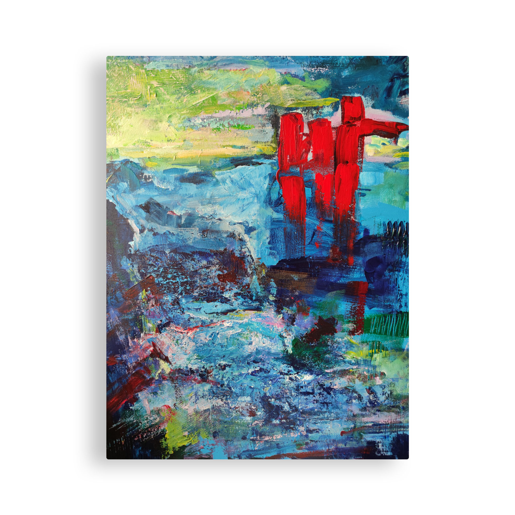 Mood energy | Acrylic | Emotional abstraction bright art