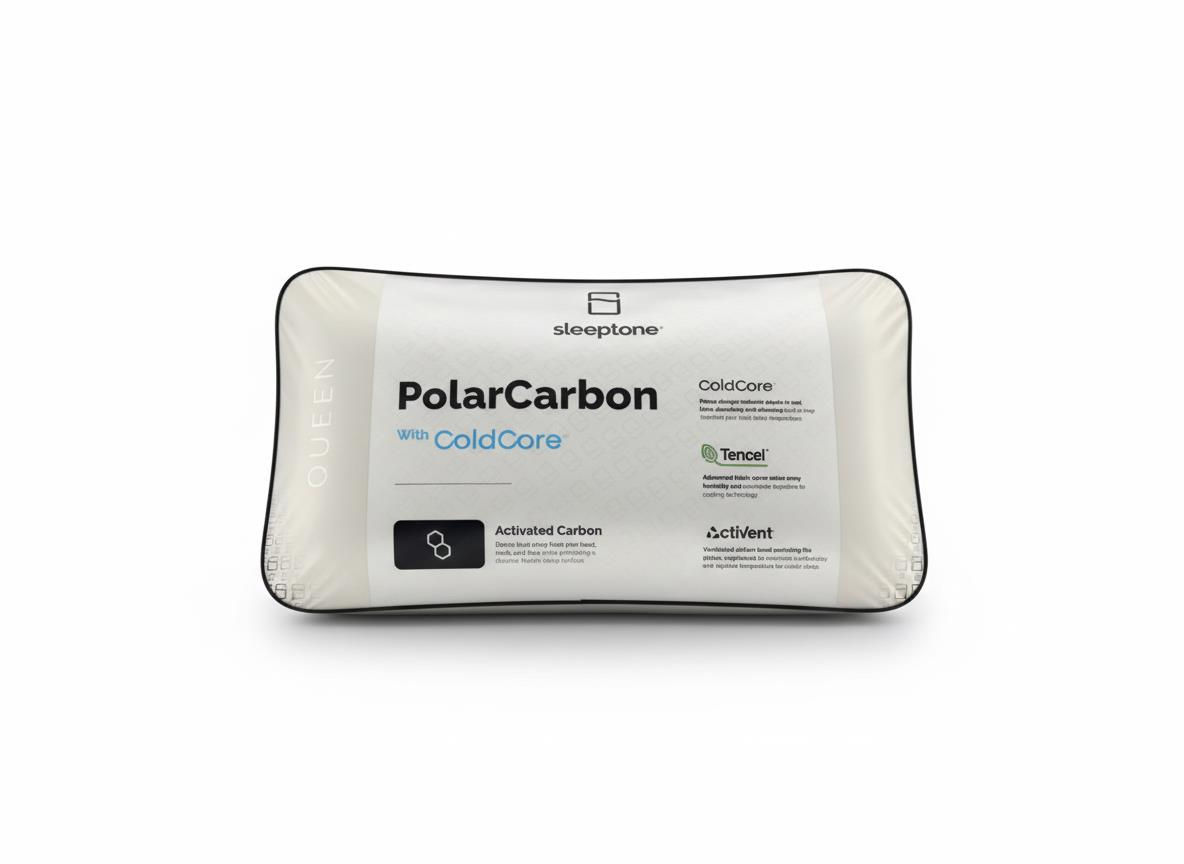 Polar Carbon Memory Foam Pillow