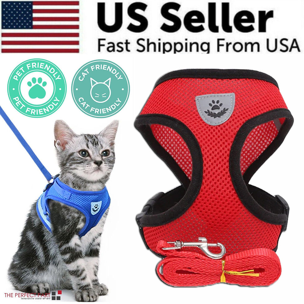 Miniatura: Adjustable Harness Collar for Cats and Dogs