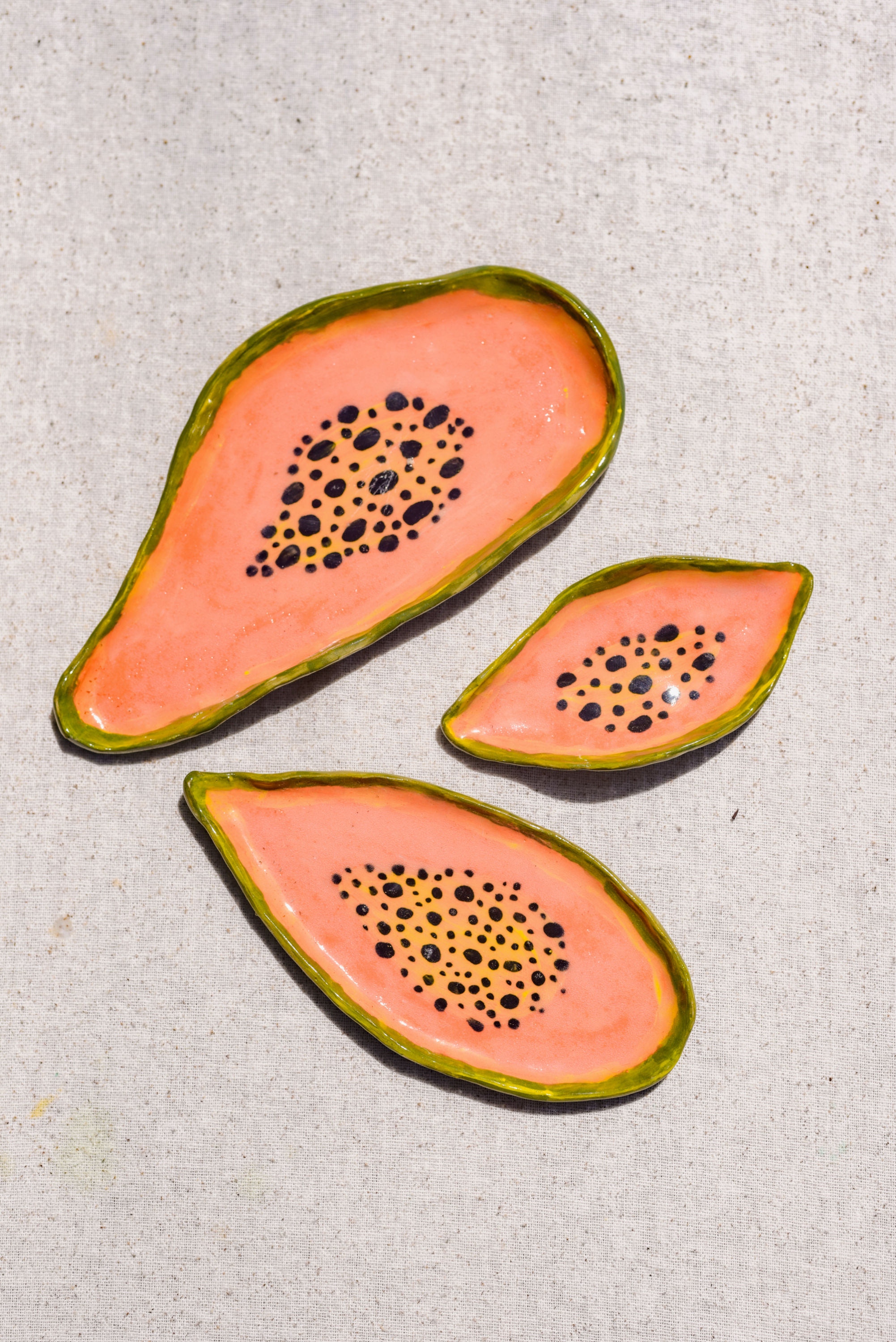 Papaya Stackable Ceramic Dish Set