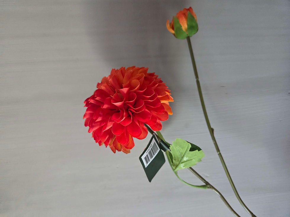 Thumbnail: Silk-ka chrysant oranje 159290