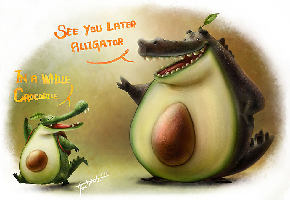 Avocados say Hello
