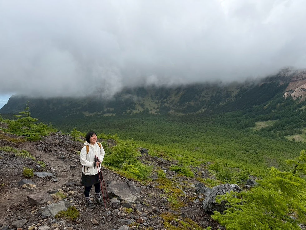 いざ下山。