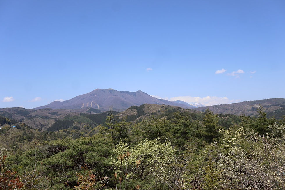 飯縄山、霊泉寺山、黒姫山、妙高山と案内の絵の通りに見えます！