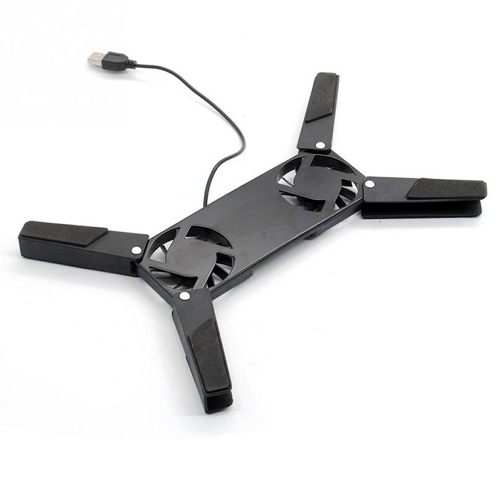 Thumbnail: Portable Foldable Laptop Cooling Pad and Radiator Fan
