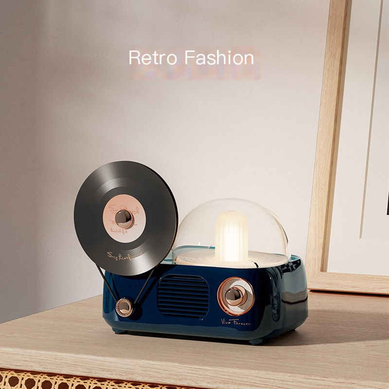 Thumbnail: Vintage Wireless Bluetooth Mini Speaker with Night Light