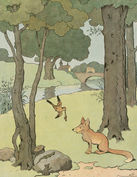 Septième aventure - Comment Renart ne put obtenir                                                  de la Mésange le baiser de paix