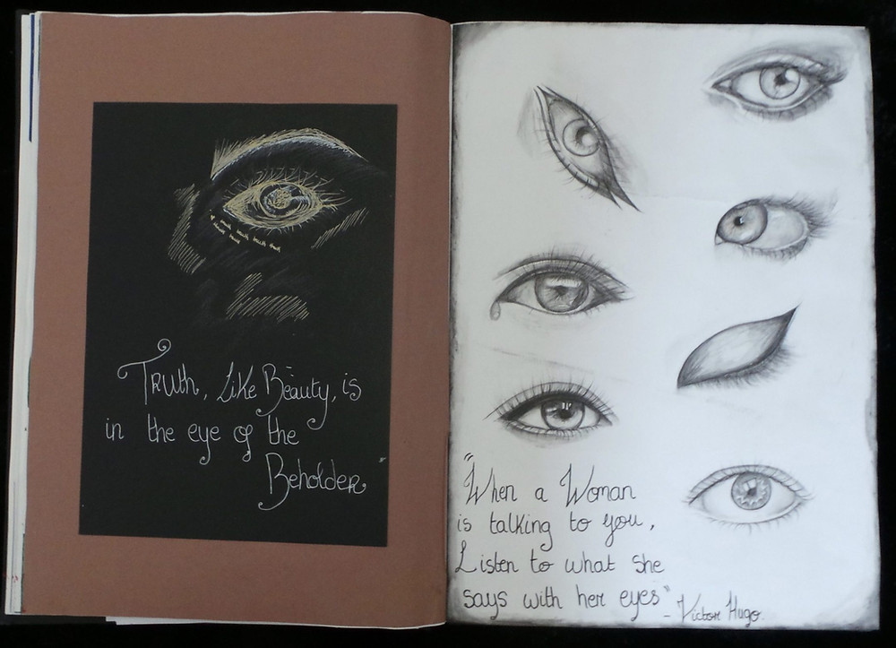 2012: Exploration of the Eye and it’s ability to convey messages. Inspired by the struggle of being heard as a woman or simple being seen as a child.