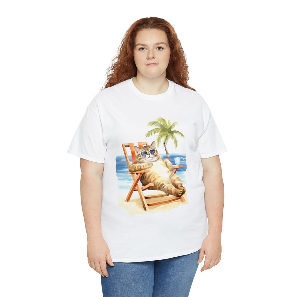 Thumbnail: Beach Vibes Unisex Cotton True Fit T Shirt 