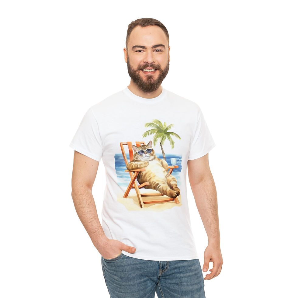 Thumbnail: Beach Vibes Unisex Cotton True Fit T Shirt 