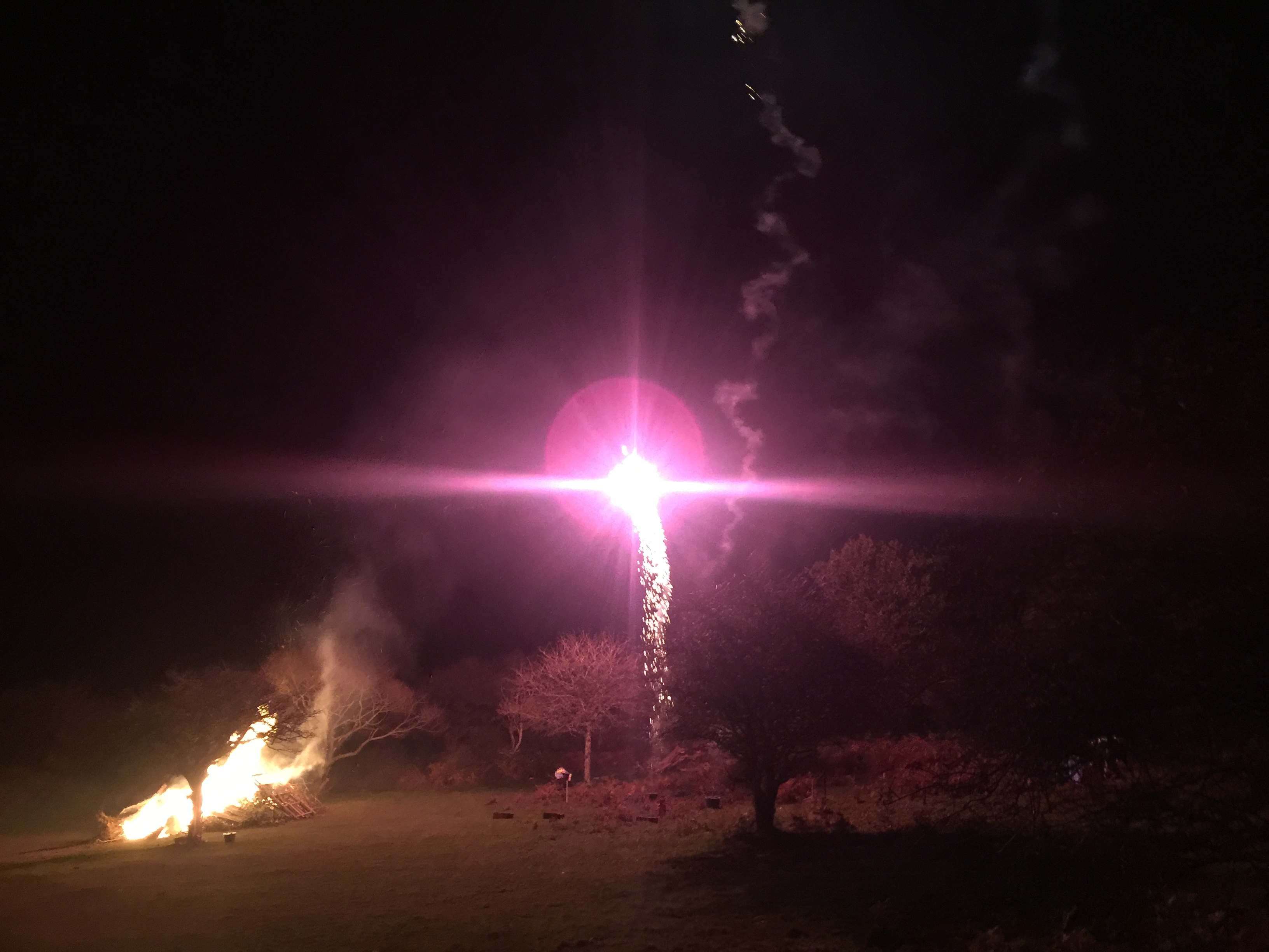 Fireworks at Clearbrook Village Hall