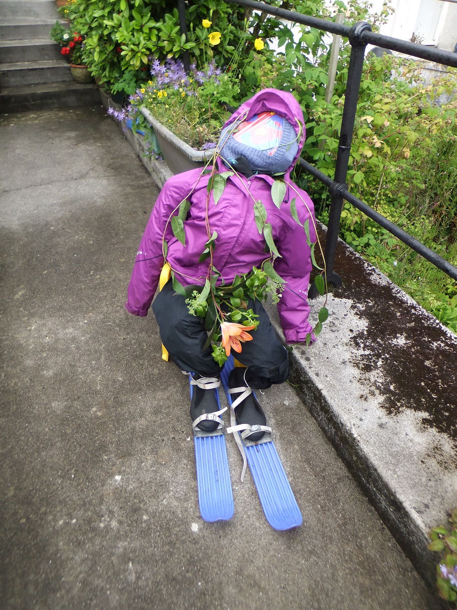 Scarecrow at Clearbrook Village Hall