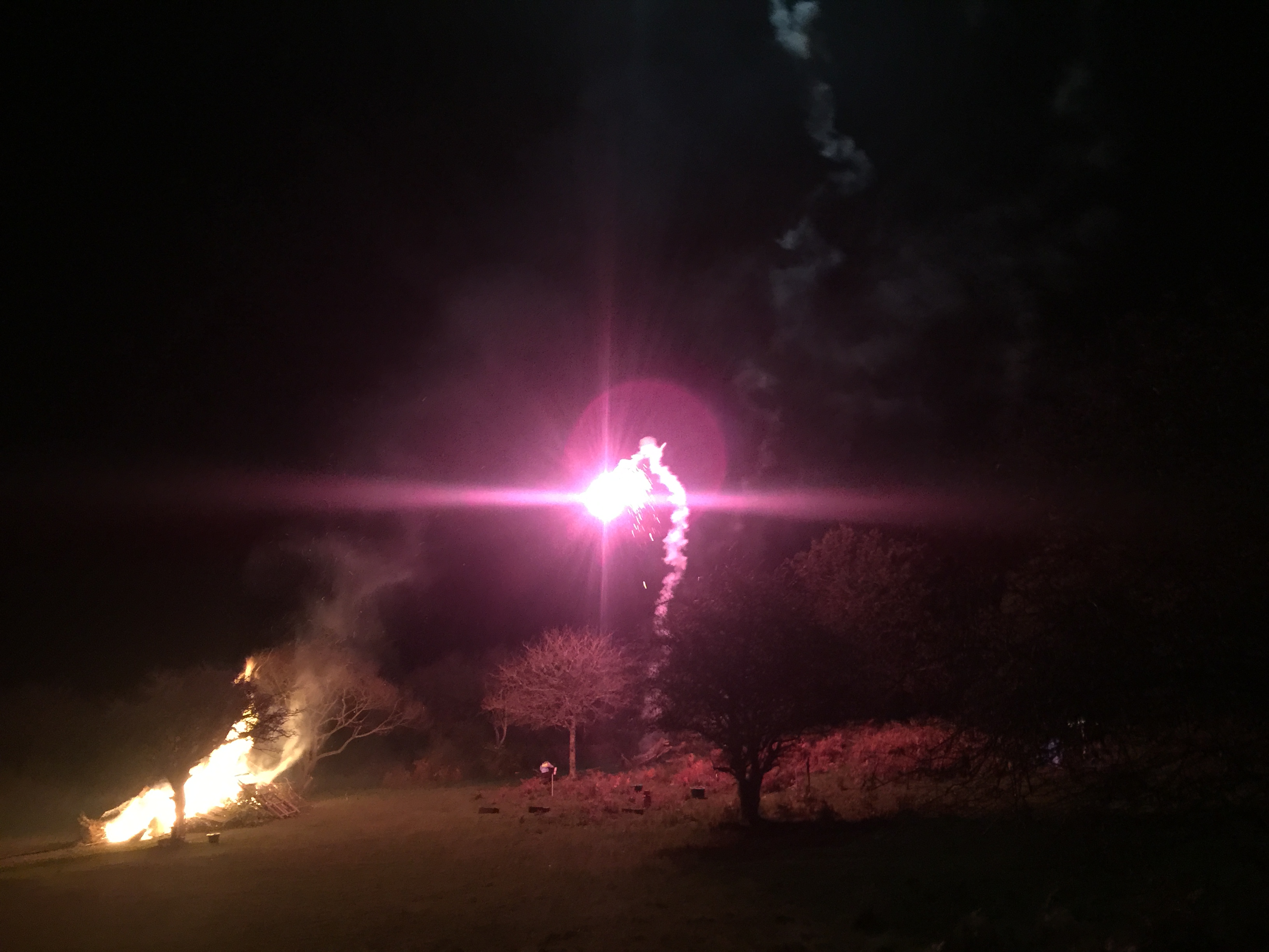Fireworks at Clearbrook Village Hall