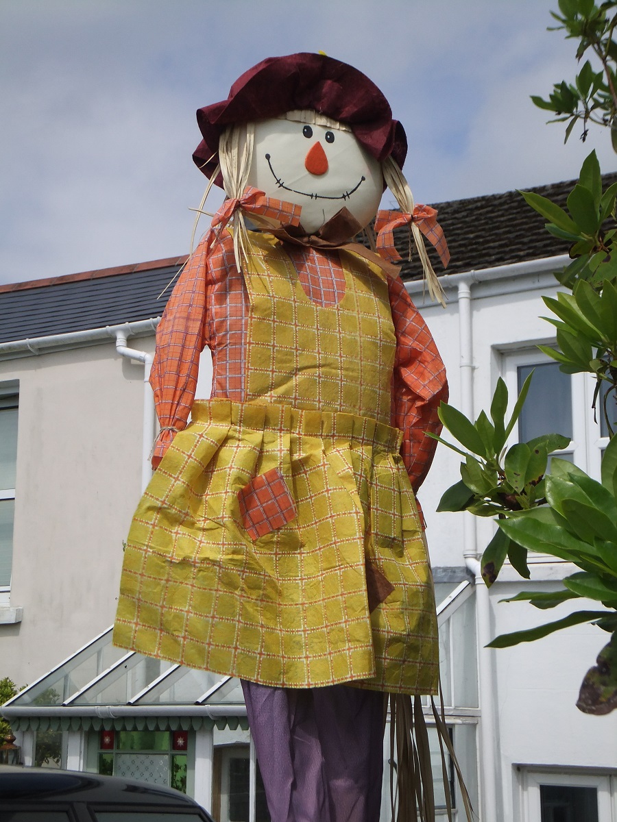 Scarecrow at Clearbrook Village Hall