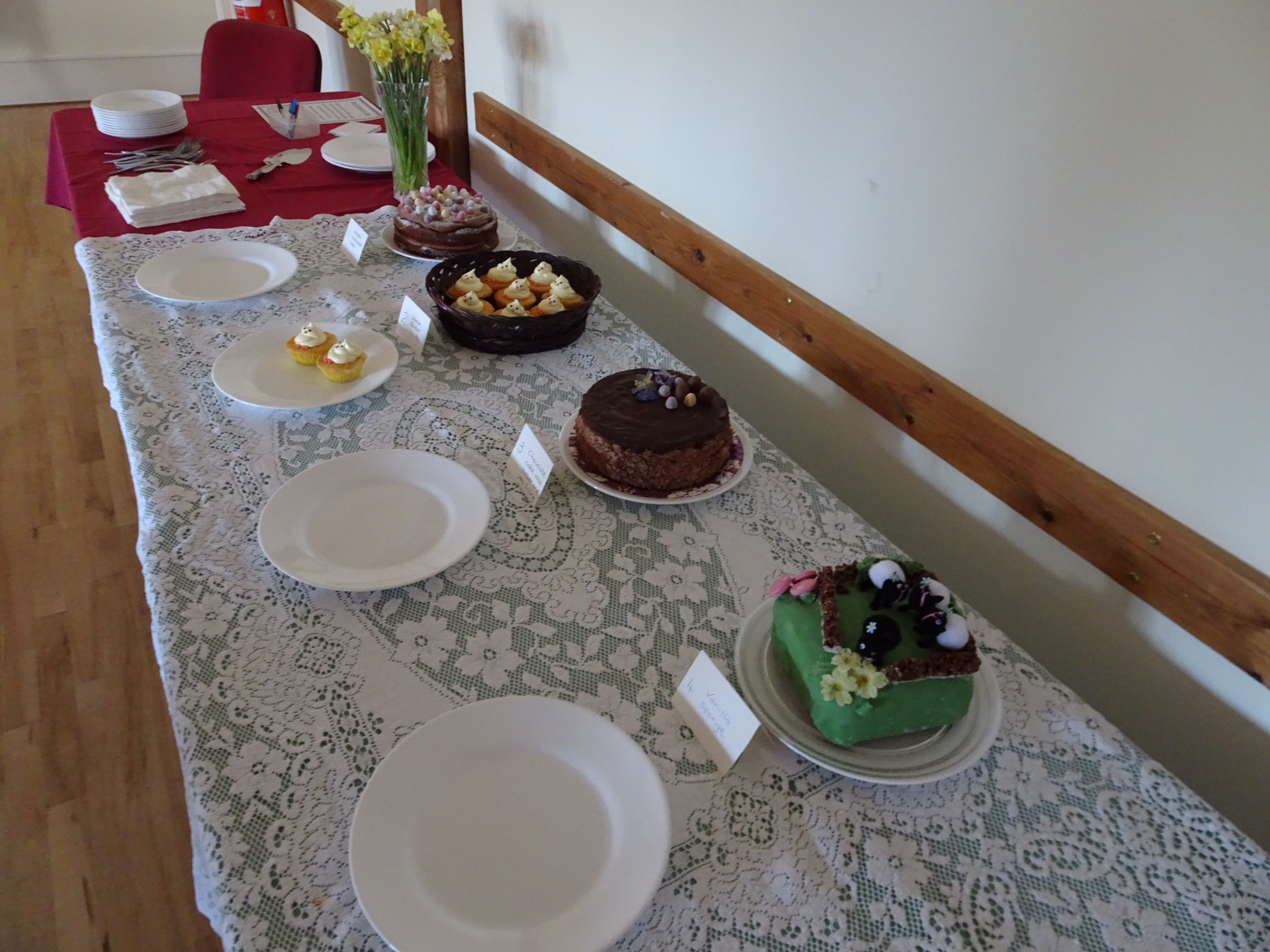Bake off at Clearbrook Village Hall