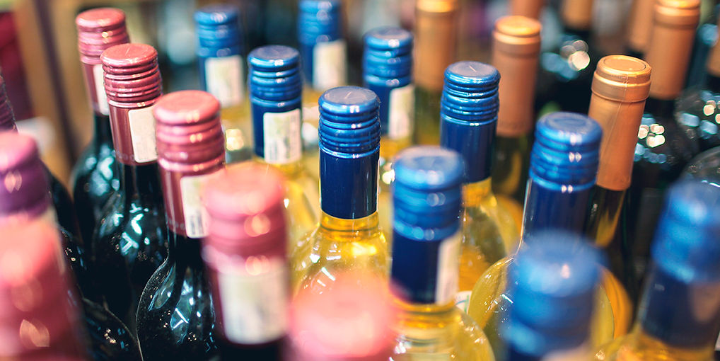 Wine Bottles Display