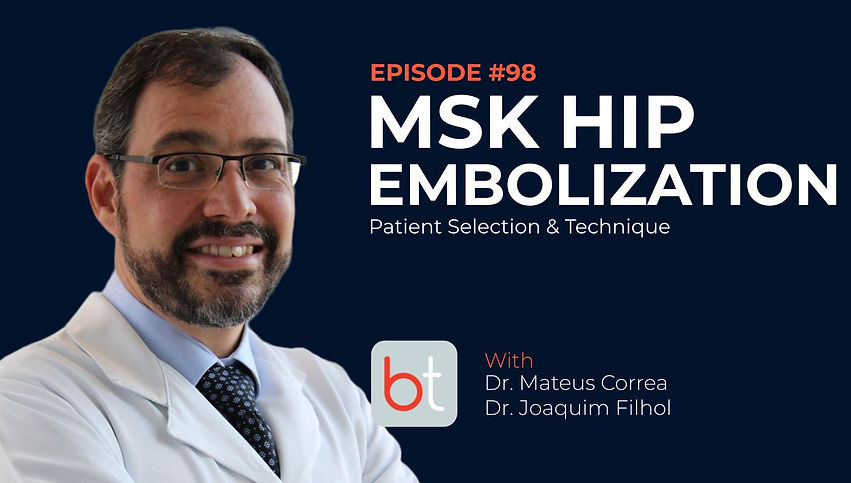 MSK Hip Embolization: Patient Selection & Technique