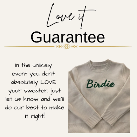 Thumbnail: Birdie Golf Sweater, Gift for Her, Golfer Gift, Golf Gift for Her