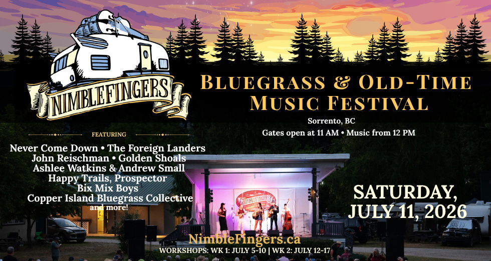 NimbleFingers Bluegrass & Old-Time Music Festival 2026
