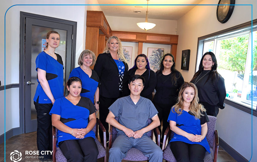 Rose City Dental in Portland, OR 97216 Family, Cosmetic, Implants Dentist - Dental Checkup, Cleaning and Examinations, Crowns and Bridges, Implants, Restorations, Bonding, Veneers and Laminates, Dentures, Partial Dentures, Emergency Dentist, Kid Friendly Dentist, Periodontics, Root Canal Therapy, Teeth Whitening, Tooth Extractions, Sleep Apnea Therapy