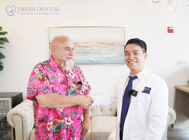 Fresh Dental Family & Implant Center in Dallas, TX 75248 - Dental Implant, Cosmetic Dentistry, Family Dentistry, Emergency Dental Care, Teeth Whitening, Dental Checkups, Dental Cleaning, Fluoride Treatments, Dental Sealants, Oral Cancer Screening, Gum Disease Prevention, Invisalign, Clear Aligner, Porcelain Veneers, Smile makeover, Tooth fillings, Cosmetic Bonding, Dental Crown, Dental Bridges, Wisdom Tooth Extractions, Root Canal Therapy