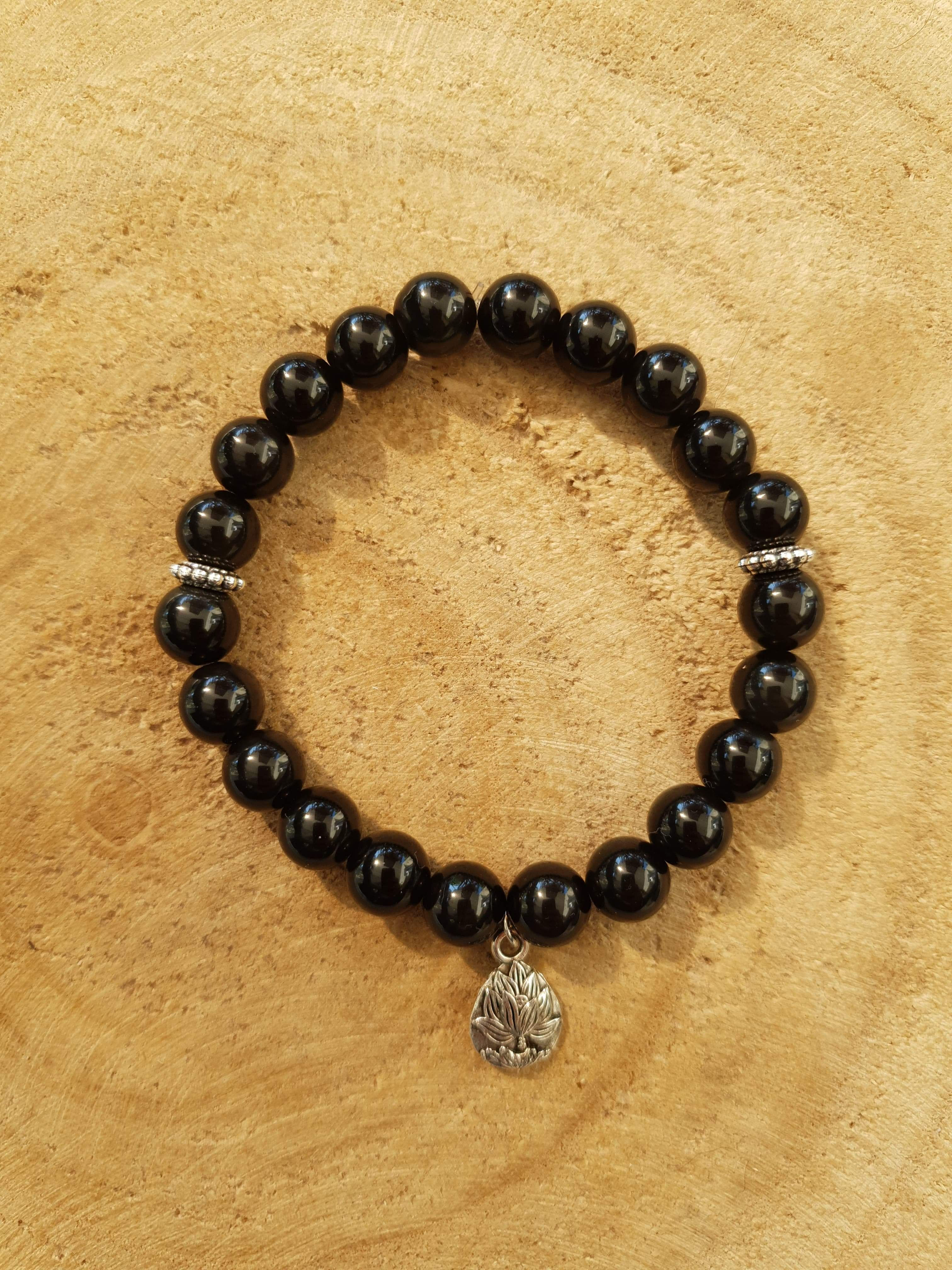 Bracelet tourmaline noire