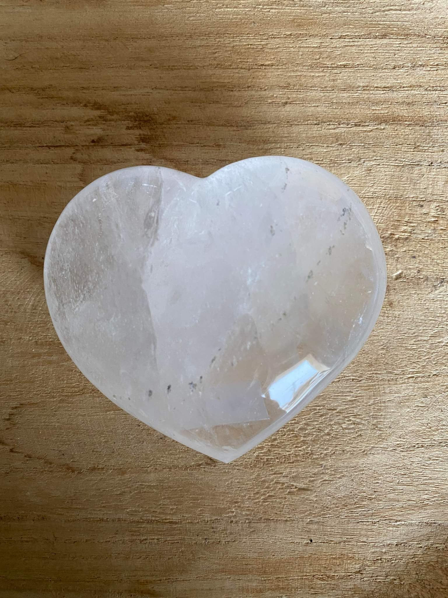 Coeur cristal de roche