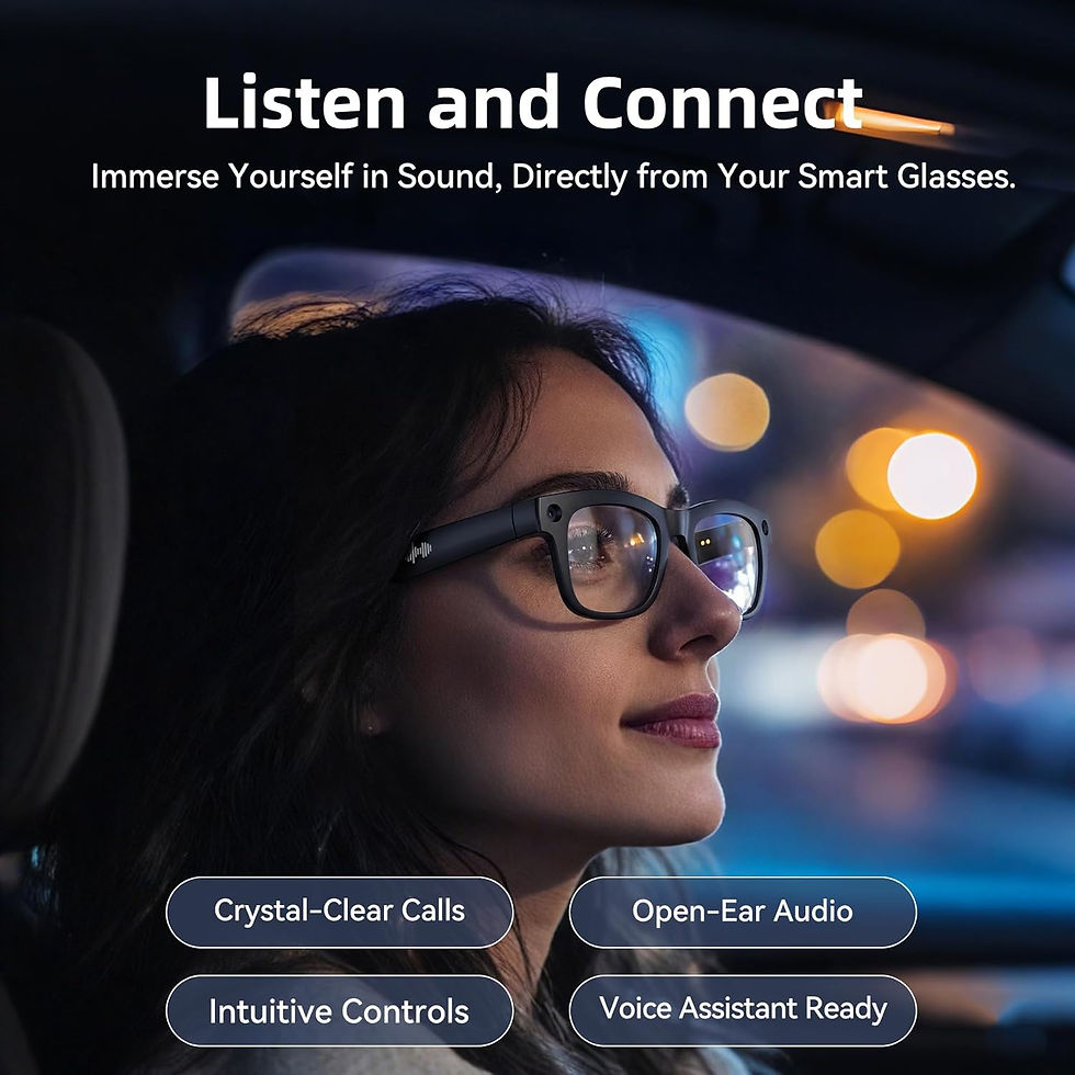 Miniatura: 2026 New Smart AI Glasses 1080P HD Video Record Camera ChatGPT Bluetooth Call 32