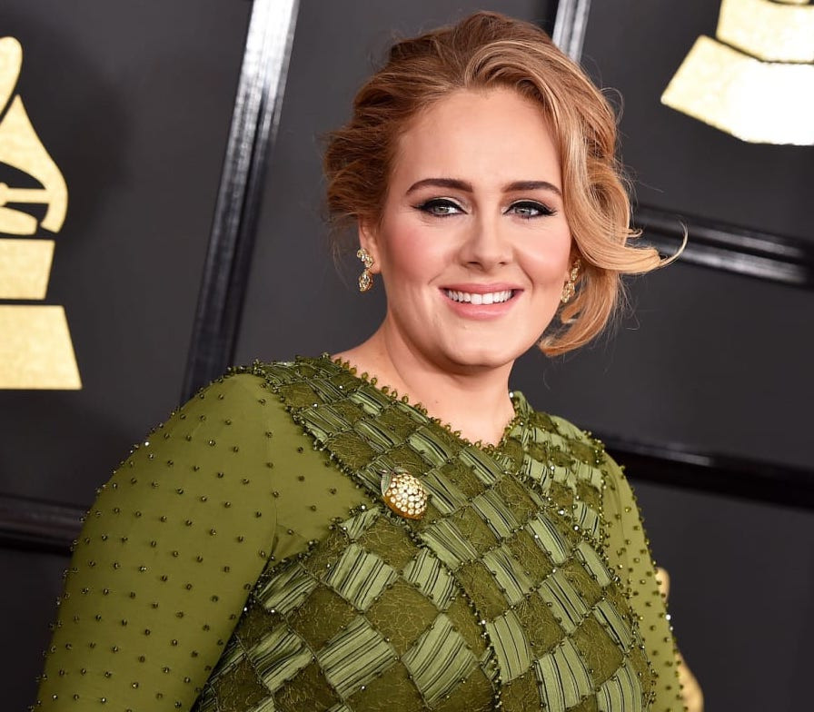 Adele at the grammy's
