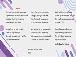 Por el día del profesor