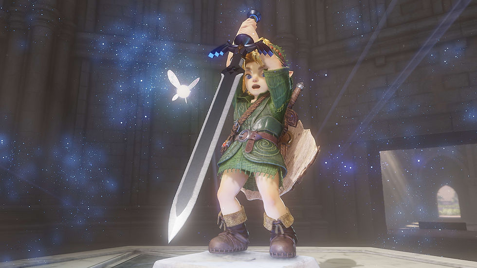 Interfaccia e funzioni di ZELDA NOTES per Ocarina of Time — immagine ufficiale Nintendo