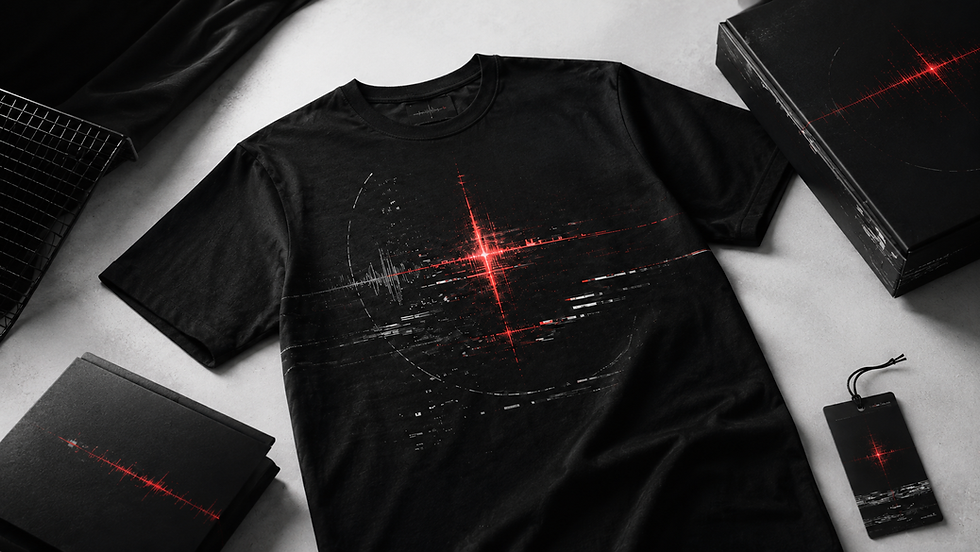Premium-Produktaufnahme des The Signal T-Shirts SIGNAL